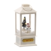 Chomik Святковий Ліхтарик 9 x 9 x 23 см З Led-Вставкою Мельодія - Білий З Сніжником / Червоний З Дідом Морозом, SOL1628 - Home Club, зображення 6