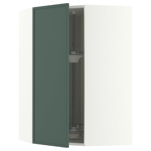 ИКЕА Угловой настенный шкаф с каруселью METOD МЕТОД, 996.048.26 - Home Club