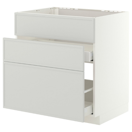 ИКЕА Напольный шкаф + 3 фронт. панели METOD МЕТОД / MAXIMERA МАКСИМЕРА, 996.059.20 - Home Club