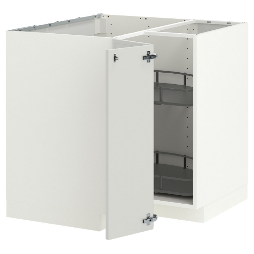 ІКЕА Кутова шафа стояча з каруселлю METOD МЕТОД, 496.050.60 - Home Club