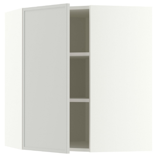 ІКЕА Кутовий настінний шафа з полицями METOD МЕТОД, 496.056.11 - Home Club