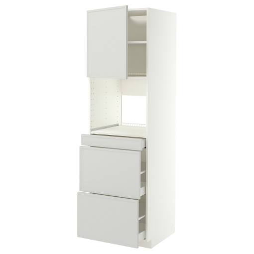 ІКЕА Шафа для мікрохвильової печі з дверцятами METOD МЕТОД / MAXIMERA МАКСИМЕРА, 496.054.99 - Home Club