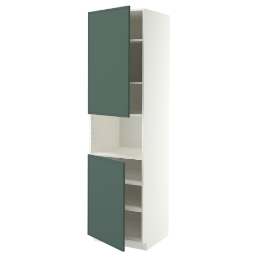 ИКЕА Шкаф для микроволновки 2дверный METOD МЕТОД, 896.051.19 - Home Club