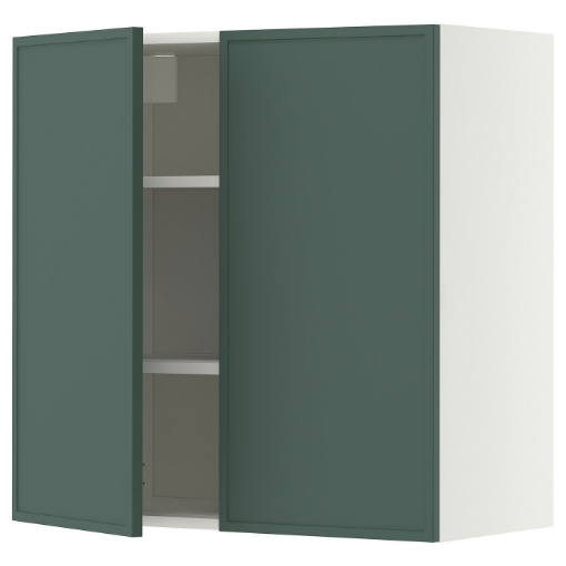 ІКЕА Настінна шафа з полицями METOD МЕТОД, 496.051.21 - Home Club