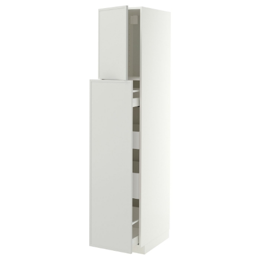 ИКЕА Шкаф высотой 1 дверь METOD МЕТОД / MAXIMERA МАКСИМЕРА, 596.053.14 - Home Club