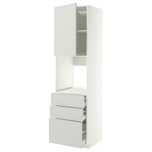 ІКЕА Висока шафа для духовки METOD МЕТОД / MAXIMERA МАКСИМЕРА, 096.045.57 - Home Club