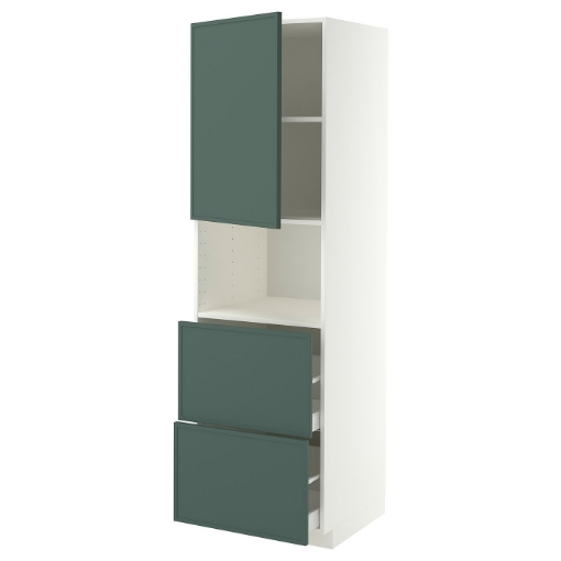 ІКЕА Висока шафа для вбудованої мікрохвильовки METOD МЕТОД / MAXIMERA МАКСИМЕРА, 096.054.39 - Home Club