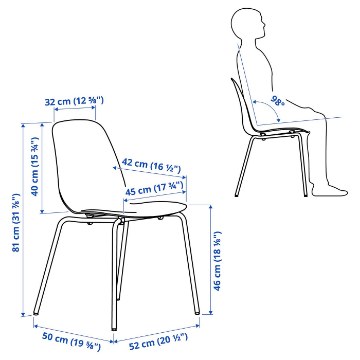 ІКЕА Стілець SKÅLSTA, 696.084.68 - Home Club