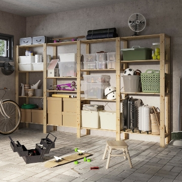 ИКЕА Стелаж 4 секции HEJNE ХЕЙНЕ, 896.076.65 - Home Club