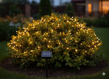 Chomik Солярні Світлодіодні Лампи 100Л Тепло-Білий, Довжина 2 + 10 М, SOL9904 - Home Club