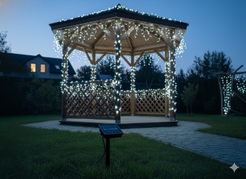 Chomik Солярні Світлодіодні Лампи 200 Л, Холодний Білий, Довжина 2 + 20 М, SOL9942 - Home Club