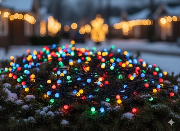 Chomik Світлодіодні кульки 200L, різнокольорові, довжина 3 + 16 м, LED0160 - Home Club