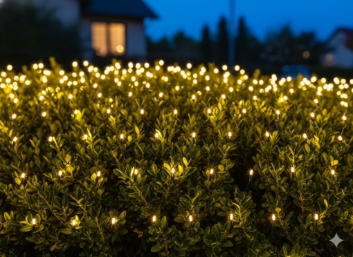 Chomik Сітка Led 320L Тепло-Біла 3 x 2 М Внутрішня/Зовнішня, LED1704 - Home Club