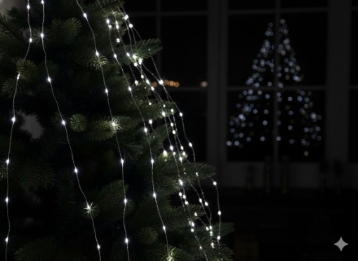 Chomik Світлодіодні Лампи 200L Холодний Білий 10 Пучків x 2 М Внутрішні/Зовнішні, LED1797 - Home Club