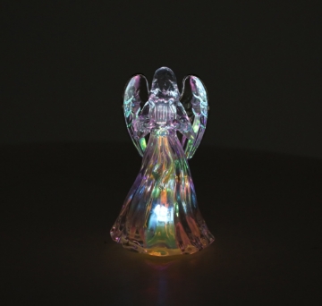 Chomik Рождественское украшение - Пластиковый ангел с подсветкой, 7,5 x 12,5 см, различные дизайны, SOL9025 - Home Club