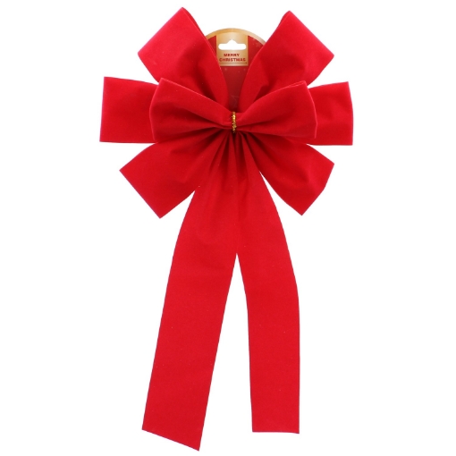 Chomik Різдвяна бантик червоний 22 см, GIF0645 - Home Club