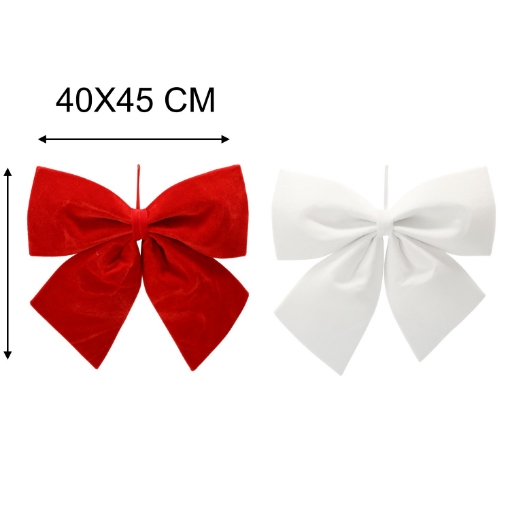 Chomik Бант Різдвяний. Червоний/Білий 40X45 см, GIF7993 - Home Club