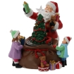 Chomik Музична Скринька Bożonar. Led Санта-Клаус З Ялинкою І Подарунками 20 x 19 x 19 см, POZ2423 - Home Club, зображення 4