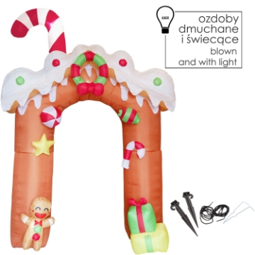 Chomik Надувной дуга «Пряник» Led 300 см, SUN8716 - Home Club