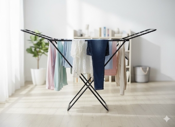 Chomik Сушилка Для Белья Ida С Двумя Вешалками Для Носков 180 x 55 x 102 См, LIM1167 - Home Club