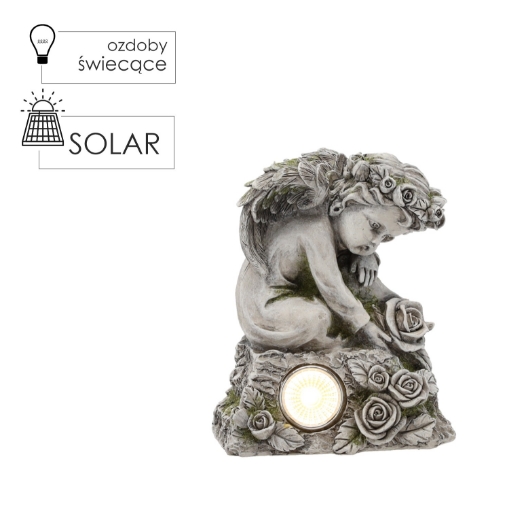 Garden Line Фигурка - Ангел 13 x 9 x 16 см Led, GOT8845 - Home Club