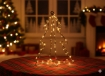 Chomik Святкова Прикраса - Ялинка Led 30 См 95 L Тепло-Біла На Батареях, LED0313 - Home Club, зображення 4