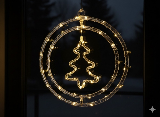 Chomik Праздничное Украшение - Елка Micro Led 48L Тепло-Белой Цвета На Батареях, LED1742 - Home Club