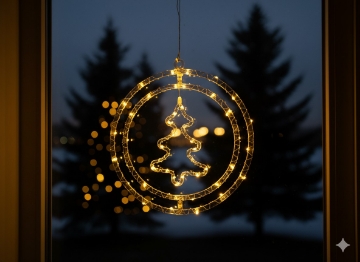 Chomik Праздничное Украшение - Елка Micro Led 48L Тепло-Белой Цвета На Батареях, LED1742 - Home Club