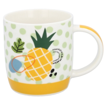 Chomik Фарфоровый Кубок «Ананас/Апельсин» 365 Мл, LIL6196 - Home Club