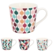 Chomik Фарфоровая Чашка 400 Мл С Различными Геометрическими Узорами, LIL6301 - Home Club