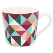 Chomik Фарфоровая Чашка 400 Мл С Различными Геометрическими Узорами, LIL6301 - Home Club, изображение 4