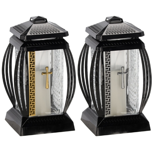 Chomik Свеча 28 см/45 см Prima Vera Серебряный/золотой крест с пайетками, ZOZ5504 - Home Club