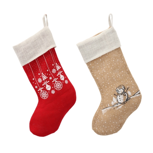 Chomik Панчохи З Джути Bożonar. 51 x 20 см, різні візерунки, IKA3864 - Home Club