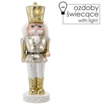 Chomik Фигурка Рождественская - Свинцовый солдатик 18 x 17 x 60 см Led, GOT1498 - Home Club