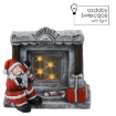 Chomik Фигурка Рождественская - Санта У Камина Led 31 x 24,5 x 28,5 см, GOT5418 - Home Club