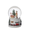 Chomik Рождественский Снежный Шар - Сани Санты 4,5 x 4,5 x 6,5 См Белый С Различными Узорами, KUL5720 - Home Club, изображение 5