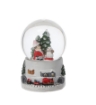 Chomik Рождественский Снежный Шар - Сани Санты 4,5 x 4,5 x 6,5 См Белый С Различными Узорами, KUL5720 - Home Club, изображение 7