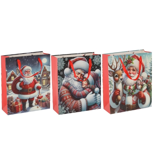Chomik Скидочная Сумка «Рождественский Миколай» 50 x 72 x 18 см, различные дизайны, BAG6840 - Home Club