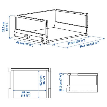 ИКЕА Ящик MAXIMERA МАКСИМЕРА, 602.046.31 - Home Club
