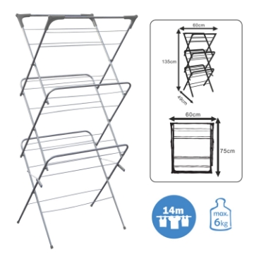 Chomik Сушилка Для Белья «Camilla» 62 x 51, высота 136,5 см, BAN1372 - Home Club