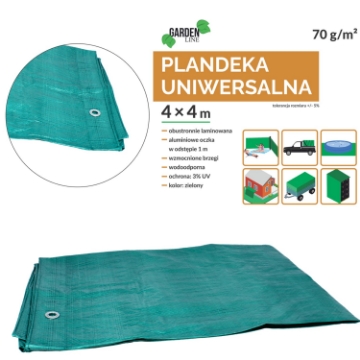 Chomik Бренды 4 x 4 М (+/- 5%) 70 Гсм 3% Уф Зеленый, DEK4140 - Home Club