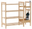 Chomik 4-Уровенная Бамбуковая Стенда С Дополнительной Боковой Полкой 73,5x28x66 См, PHO7001 - Home Club, зображення 9