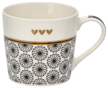 Chomik Фарфоровый Кубок 400 Мл С Золотым Узором, LIL7932 - Home Club