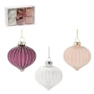 Chomik Набор из 6 стеклянных елочных украшений, 6 см, разноцветные, BOZ2441 - Home Club, зображення 2