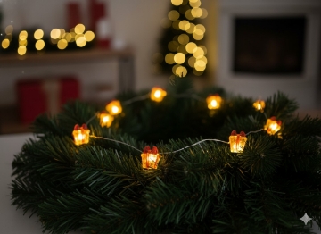 Chomik Світлодіодна Гірлянда Подарунок 20 Л На Батареях, LED0177 - Home Club