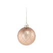 Chomik Стеклянная елочная игрушка - Бежевая, смесь узоров, 8 см, BOZ1914 - Home Club, зображення 3