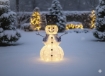 Chomik Святкова Прикраса - Сніговик Led 1,2 М 100Л Тепло-Білий Внутрішній/Зовнішній, LED8400 - Home Club, зображення 2
