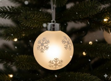 Chomik Kpl. 3 Скляні Гірлянди Led З Сніжинками З Пілотом 8 X 10 См, LED9476 - Home Club