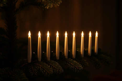 Chomik Кпл. 10 Свічок З Кліпсом І Пультом 1,5 X 16 См, LED9483 - Home Club