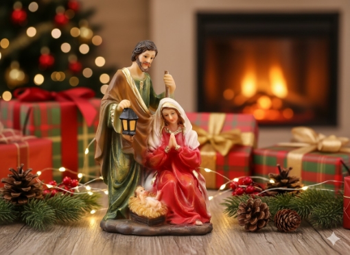 Chomik Фигурка Рождественская - Святое Семейство 8,5 x 6 x 13,5 см, GOT6836 - Home Club